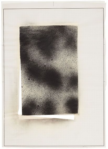 o.T. 2026, Acryl, Transparentpapier, Schnitt Foto: Andreas Huber